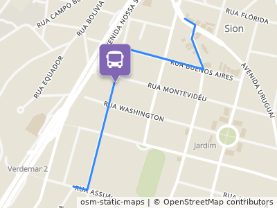Mapa da parada