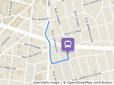 Mapa da parada