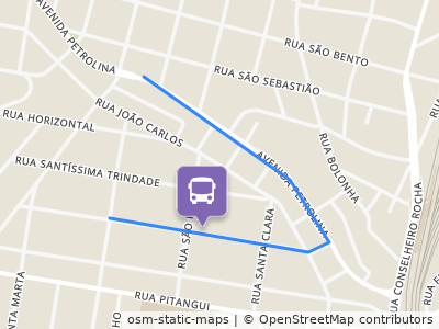 Mapa da parada