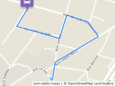 Mapa da parada