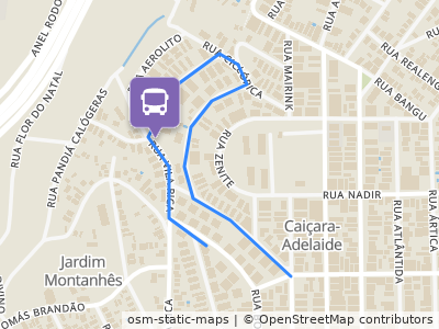 Mapa da parada