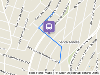 Mapa da parada