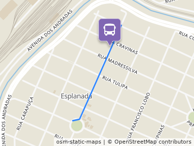 Mapa da parada
