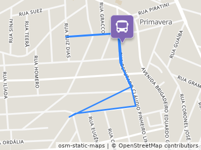 Mapa da parada