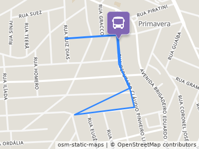Mapa da parada