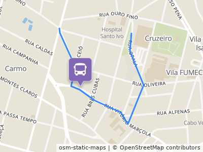 Mapa da parada