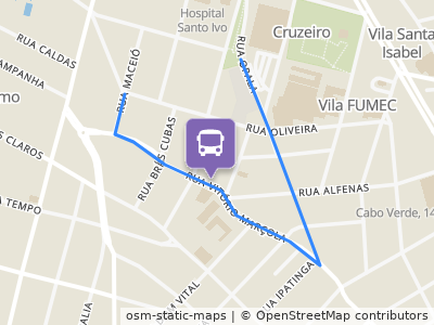 Mapa da parada