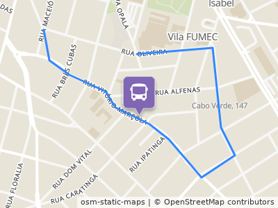 Mapa da parada