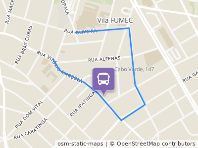 Mapa da parada