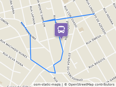 Mapa da parada