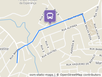 Mapa da parada