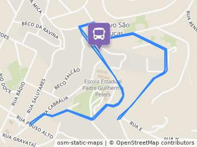 Mapa da parada