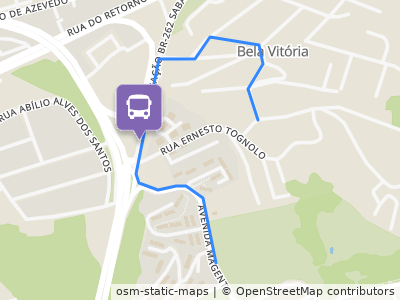 Mapa da parada