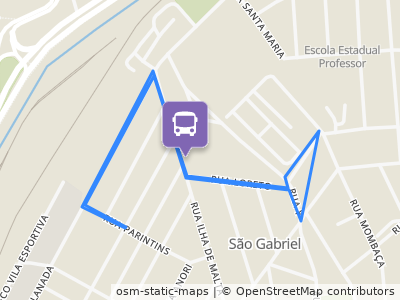 Mapa da parada