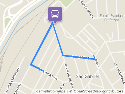 Mapa da parada