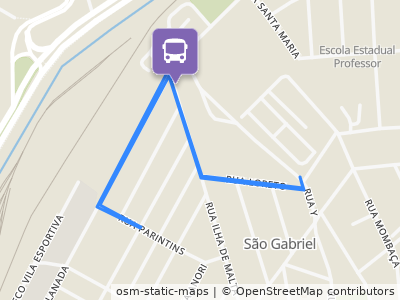Mapa da parada