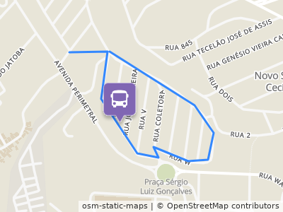 Mapa da parada