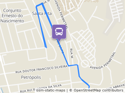 Mapa da parada