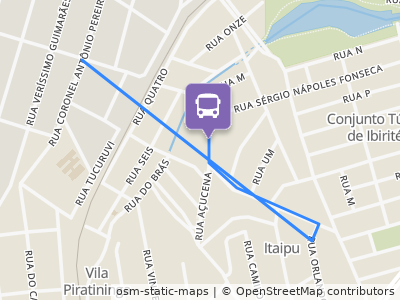 Mapa da parada