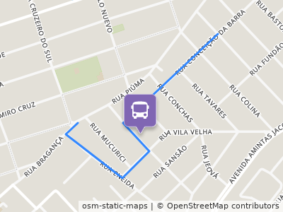 Mapa da parada