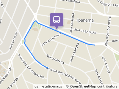 Mapa da parada