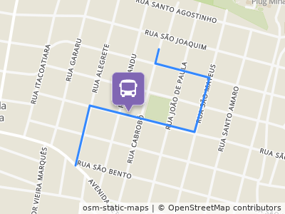 Mapa da parada