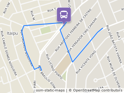 Mapa da parada