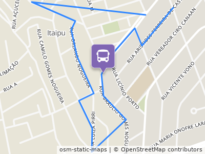 Mapa da parada