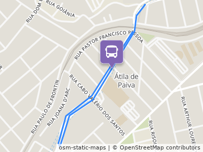 Mapa da parada