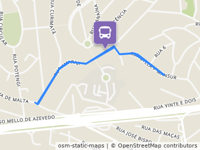 Mapa da parada