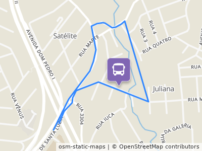 Mapa da parada