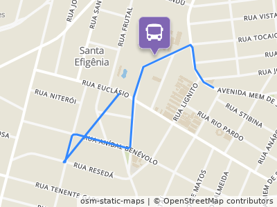 Mapa da parada