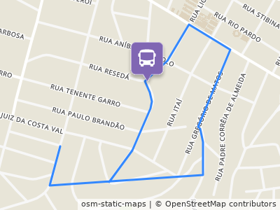 Mapa da parada