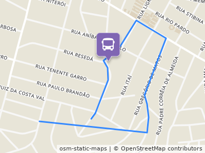 Mapa da parada
