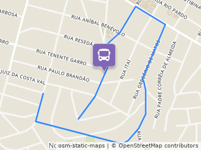 Mapa da parada