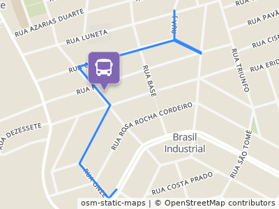 Mapa da parada