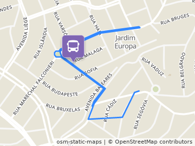 Mapa da parada