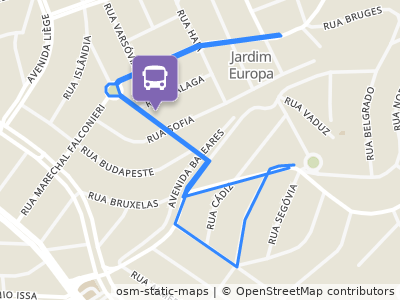 Mapa da parada
