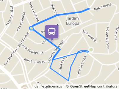 Mapa da parada