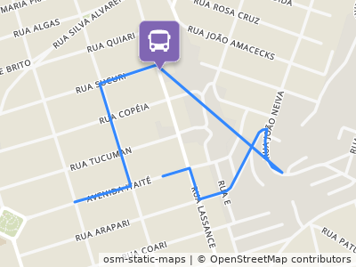Mapa da parada