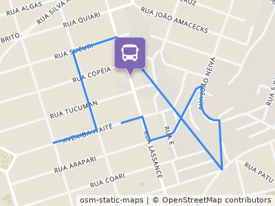 Mapa da parada