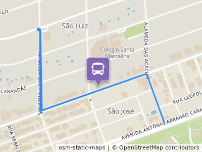 Mapa da parada