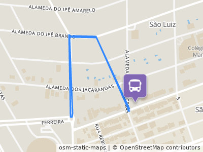 Mapa da parada
