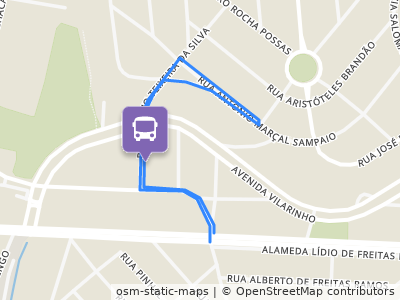 Mapa da parada