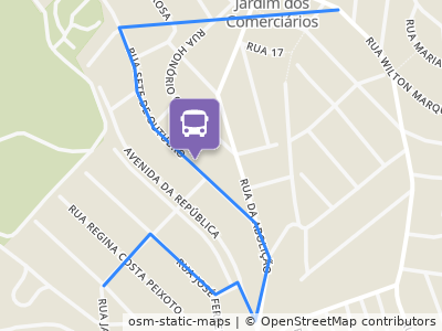 Mapa da parada