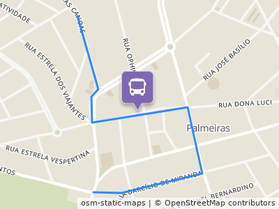 Mapa da parada