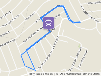 Mapa da parada