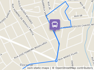Mapa da parada
