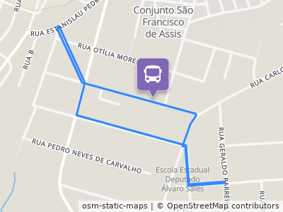 Mapa da parada