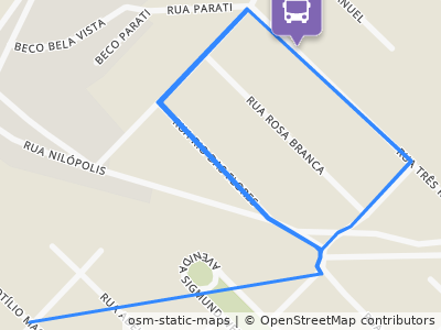 Mapa da parada